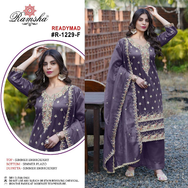 Ramsha R-1229  New Colour Wholesale Readymade Pakistani Salwar Suits