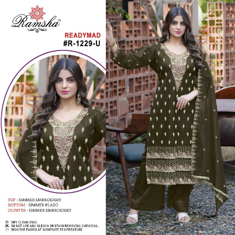 Ramsha R-1229  New Colour Wholesale Readymade Pakistani Salwar Suits