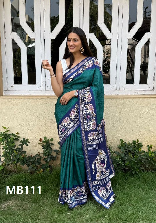 Mira Bela MB105 TO MB115 Wholesale Super Crepe Silk Ethnic Sarees