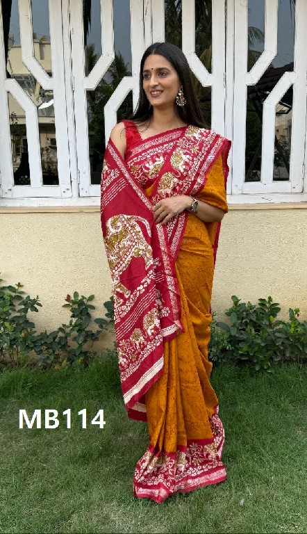 Mira Bela MB105 TO MB115 Wholesale Super Crepe Silk Ethnic Sarees