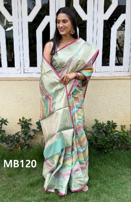 Mira Bela MB119 TO MB121 Wholesale Super Candy Cotton Silk Sarees