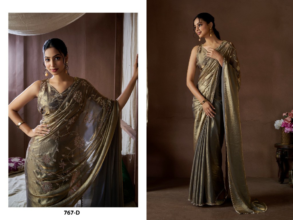 Mehak 767A To 767D Colour Wholesale Party Wear Ethnic Sarees