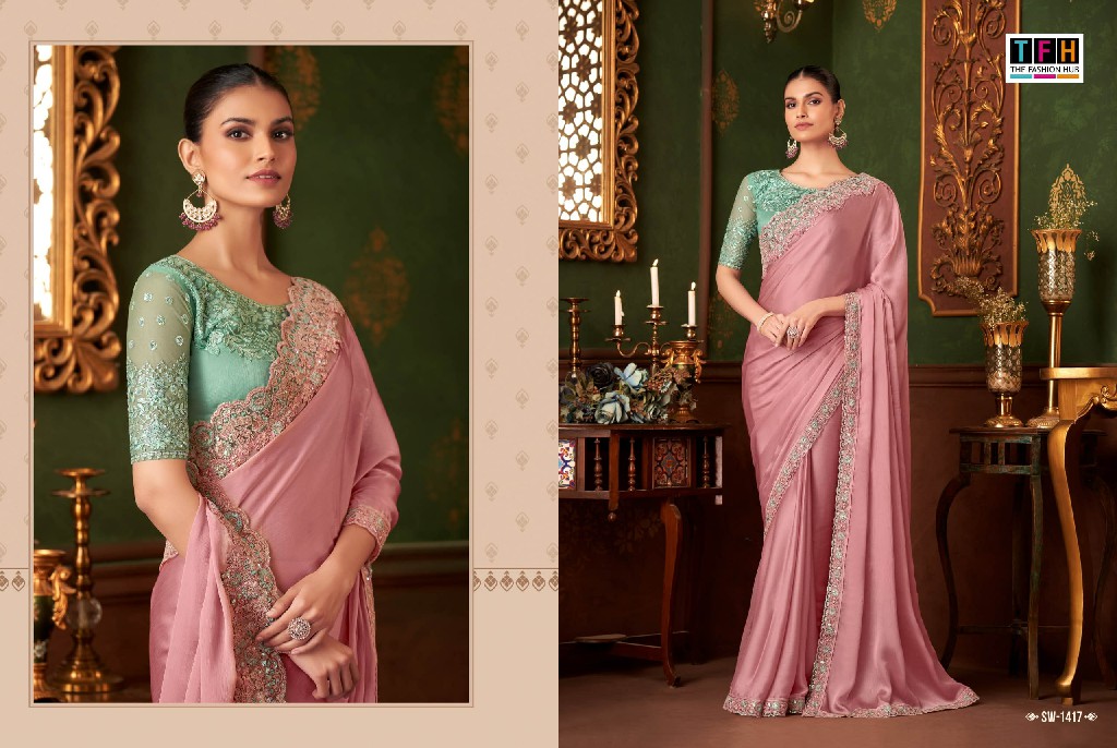 TFH Sandalwood Vol-14 Wholesale Function Wear Special Ethnic Sarees