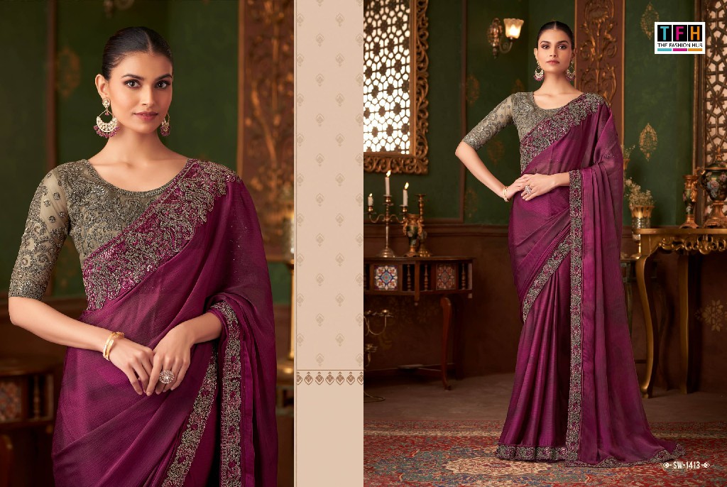 TFH Sandalwood Vol-14 Wholesale Function Wear Special Ethnic Sarees