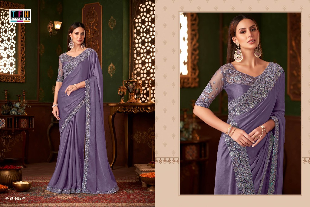 TFH Sandalwood Vol-14 Wholesale Function Wear Special Ethnic Sarees