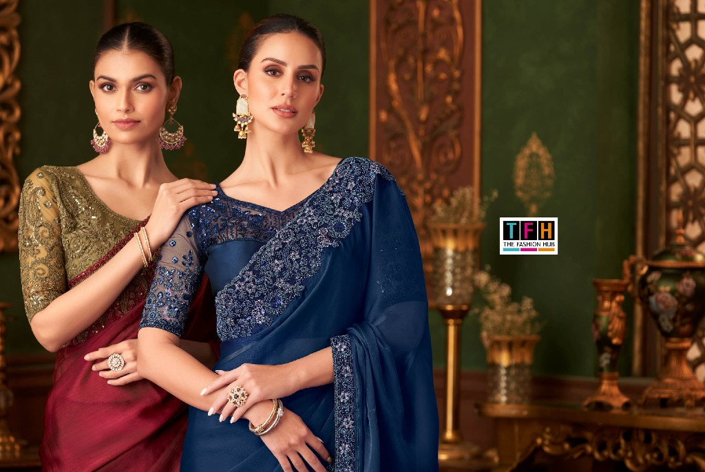 TFH Sandalwood Vol-14 Wholesale Function Wear Special Ethnic Sarees
