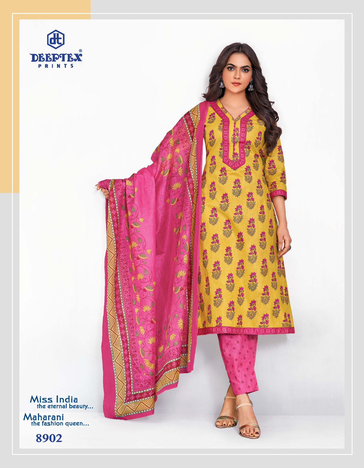 DEEPTEX PRINTS MISS INDIA VOL 89 SUMMER SPECIAL COTTON UNSTITCH SALWAR KAMEEZ COLLECTION
