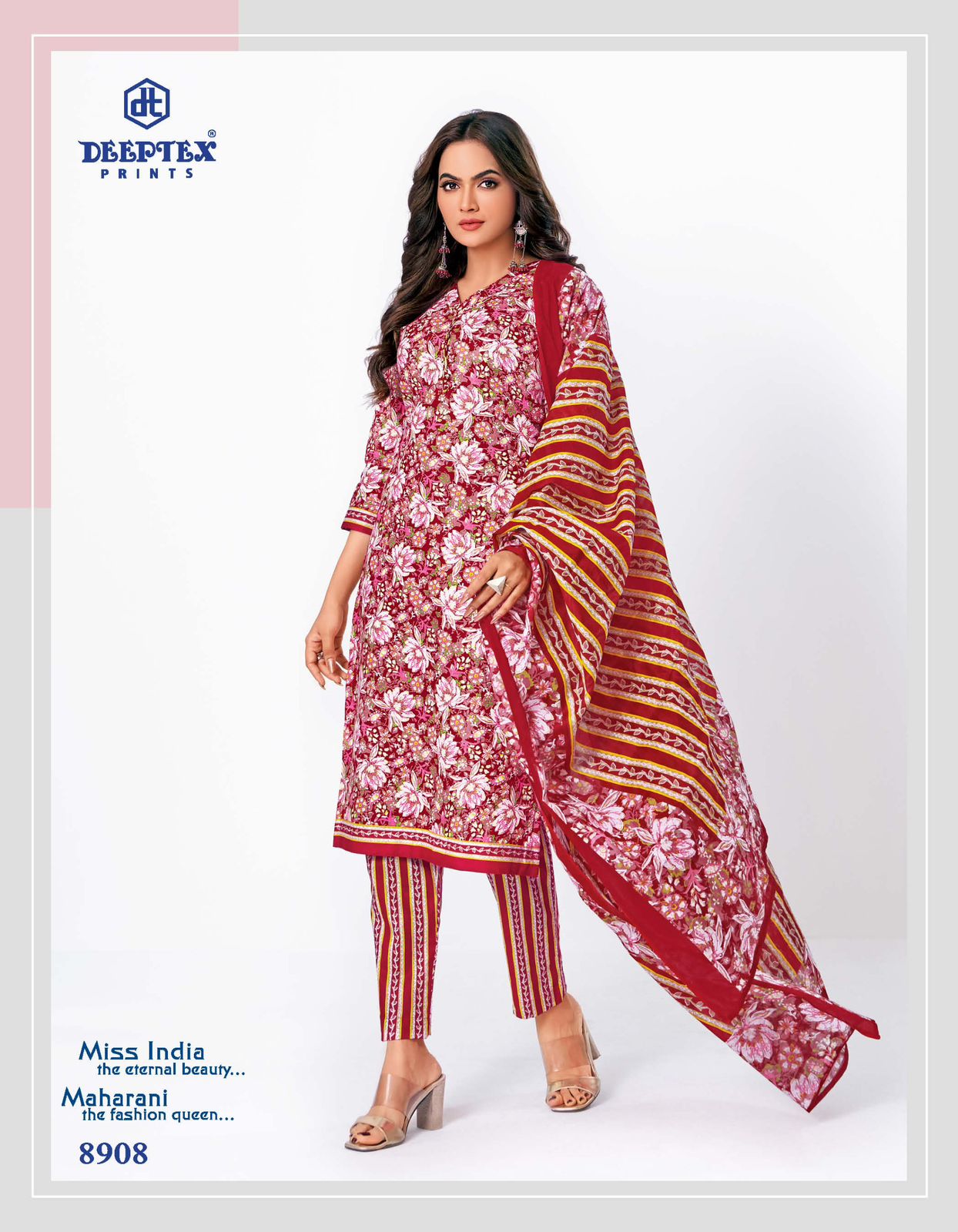 DEEPTEX PRINTS MISS INDIA VOL 89 SUMMER SPECIAL COTTON UNSTITCH SALWAR KAMEEZ COLLECTION