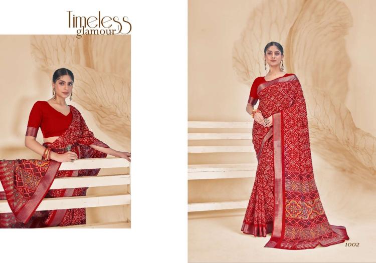 shubh shree creation hi tech trendy design dola silk saree exports