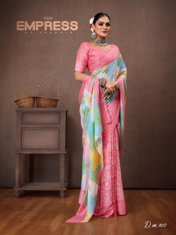 dhaga aavi vol 2 daily wear chiffon fancy saree wholesaler