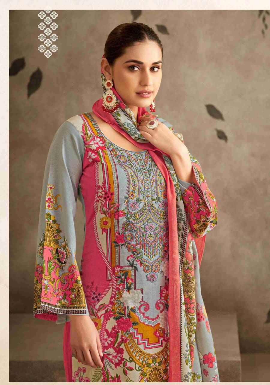 alok suit begin qudrat vol 9 pakistani printed cotton salwar kameez
