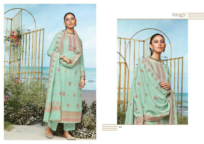 kesar karachi Print elinor lawn designer modern paisatni unstitch suit