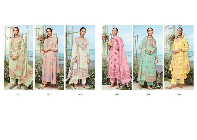 kesar karachi Print elinor lawn designer modern paisatni unstitch suit