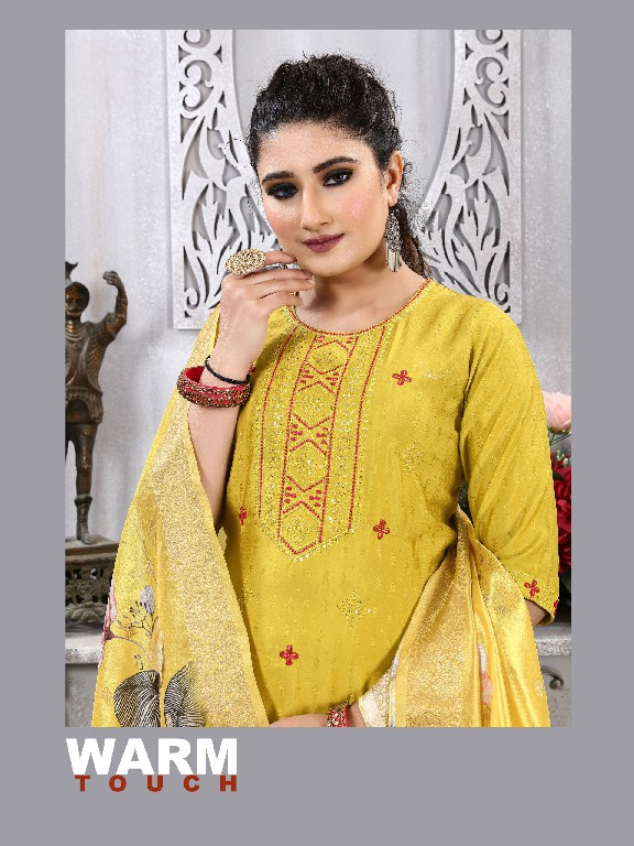 noor vol 1 by krishna trendz readymade elegance jacquard salwar suit