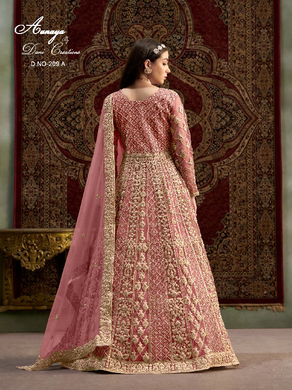 Twisha By Dani Creations aanaya vol 209 design colours long anarkali dresses