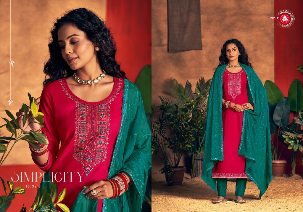Triple AAA Noopur Vol-4 Wholesale Pure Jam Cotton With Sequence Work Dress Material
