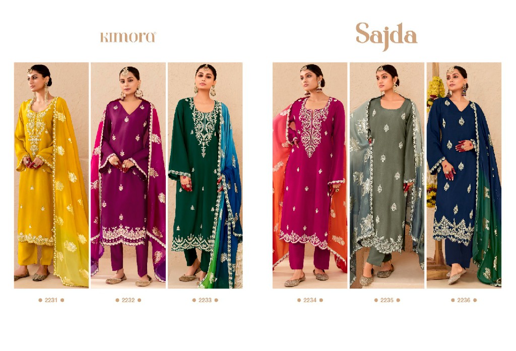 kimora launch Heer sajda vol 53 silk embroidery salwar kameez