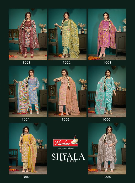 Navkar Shyala Vol-1 Wholesale Readymade 3 Piece Salwar Suits