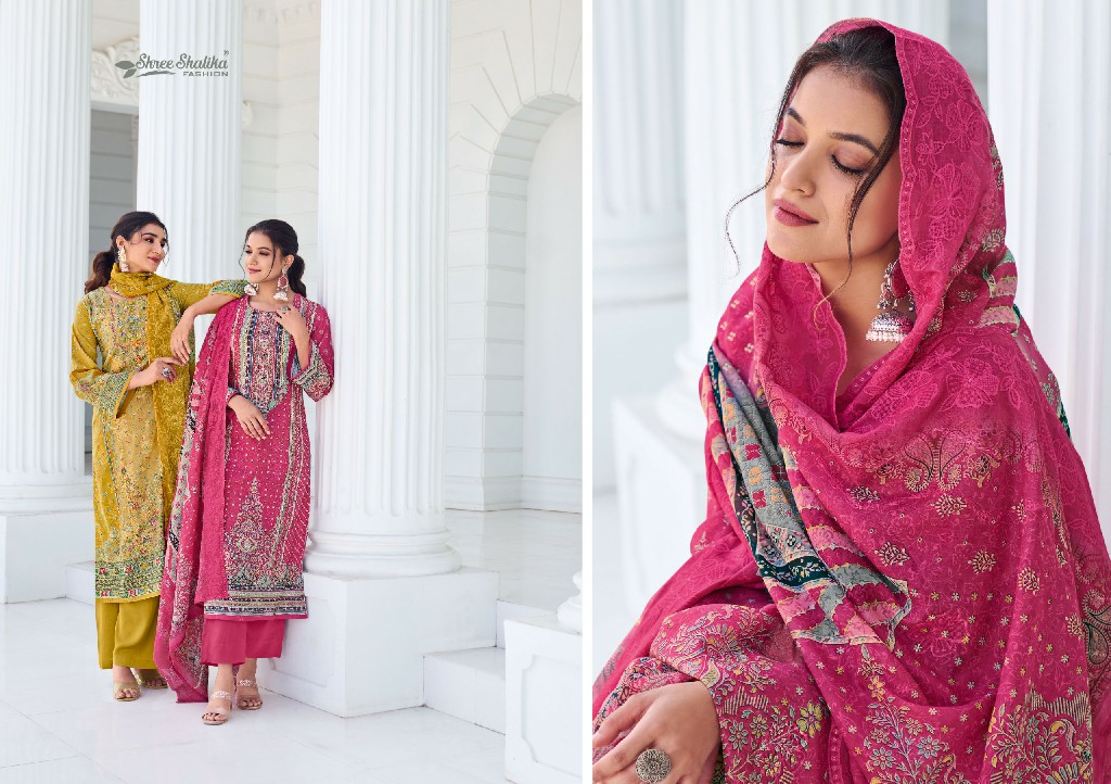 Shree Shalika Mahjabeen Vol-10 Wholesale Cotton Lawn With Embroidery Work Salwar Suits