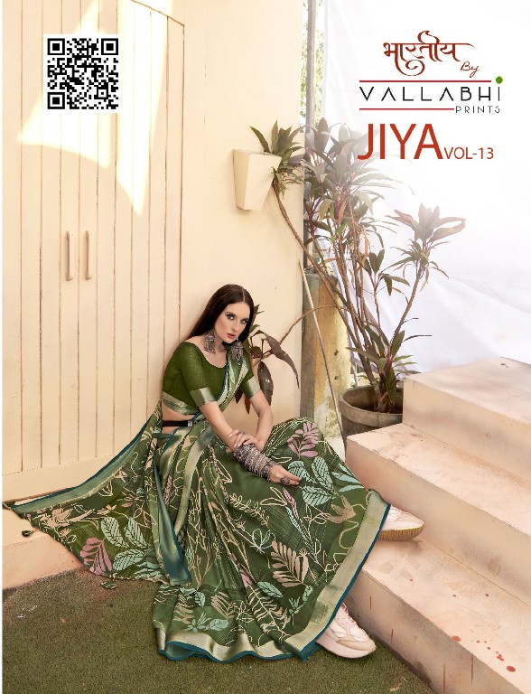 Vallabhi Jiya Vol-13 Wholesale Moss Georgette Ethnic Indian Sarees