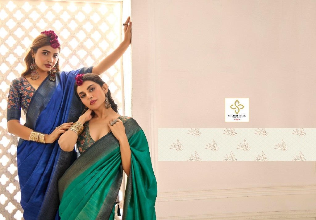 Shubh Shree Pallavi Vol-3 Wholesale Pure Tusser Silk Ethnic Sarees