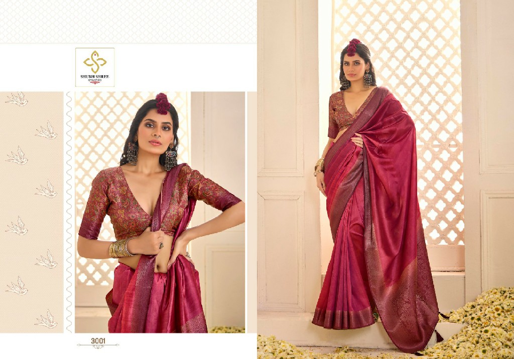 Shubh Shree Pallavi Vol-3 Wholesale Pure Tusser Silk Ethnic Sarees
