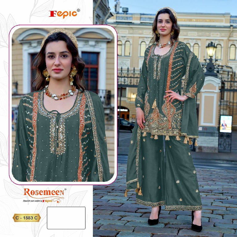 Fepic Rosemeen C-1883 Wholesale Indian Pakistani Concept Salwar Suits