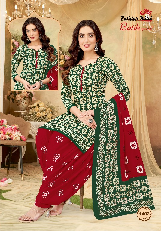Patidar Batik Special Vol-14 Wholesale Cotton Printed Dress Material