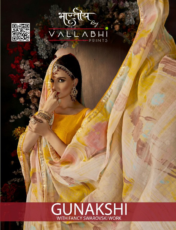 Vallabhi Gunakshi Vol-1 Wholesale Fancy Swaroski Work Sarees