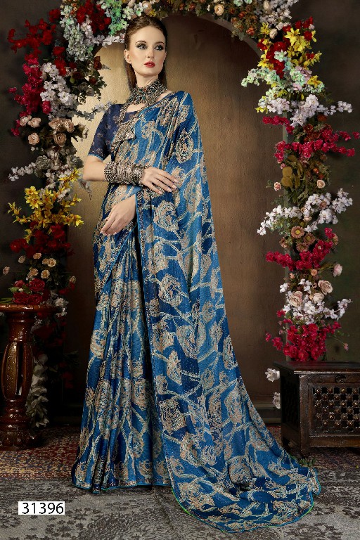 Vallabhi Divyanshi Vol-11 Wholesale Fancy Swarovski Work Sarees