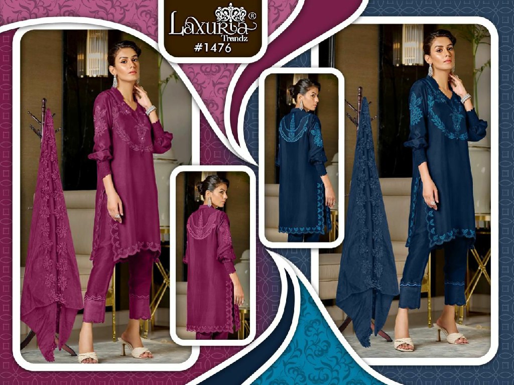 Laxuria D.no 1476 Wholesale Luxury Pret Formal Wear Collection