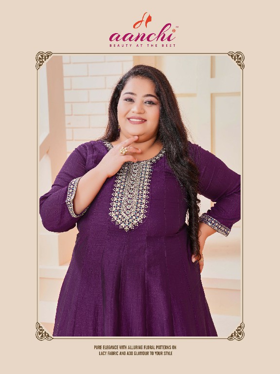 Aanchi Plus Aarya Wholesale Big Size Ladies Kurtis