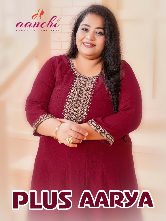 Aanchi Plus Aarya Wholesale Big Size Ladies Kurtis