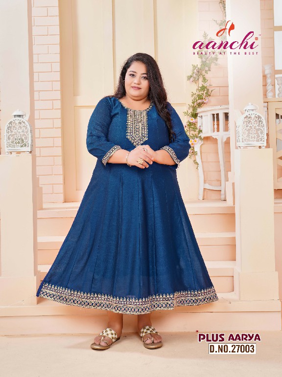 Aanchi Plus Aarya Wholesale Big Size Ladies Kurtis