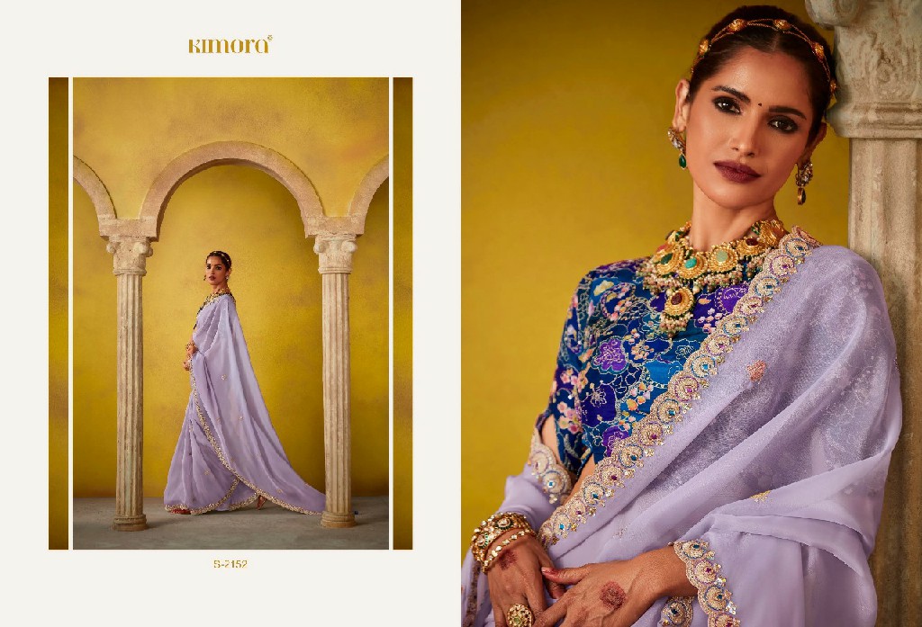 Kimora Divani Wholesale Tissue Silk Designer Ethnic Sarees Catalog