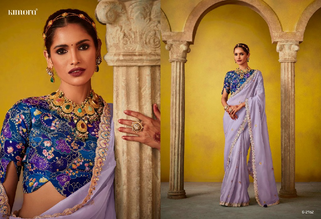 Kimora Divani Wholesale Tissue Silk Designer Ethnic Sarees Catalog