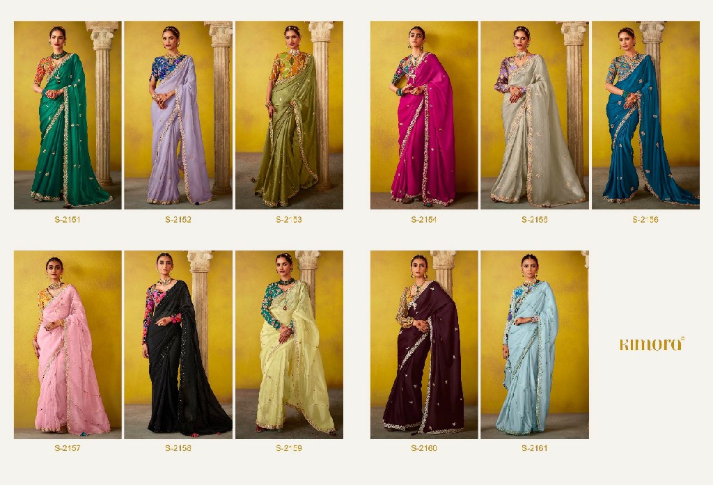 Kimora Divani Wholesale Tissue Silk Designer Ethnic Sarees Catalog