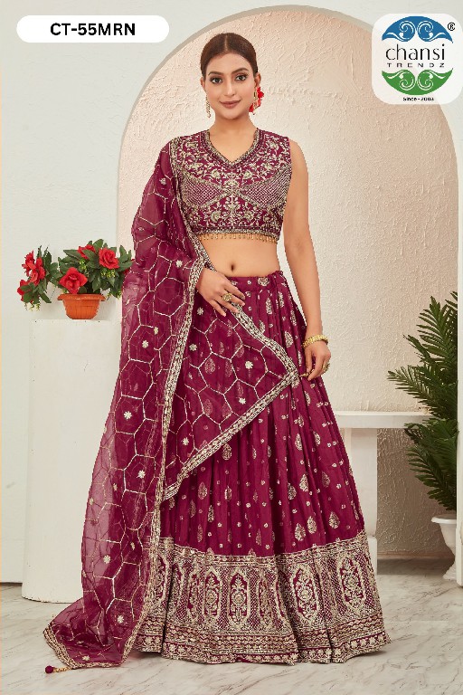 Chansi Trendz D.no 55 Series Readymade Lehenga Collection