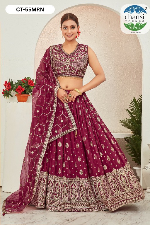 Chansi Trendz D.no 55 Series Readymade Lehenga Collection