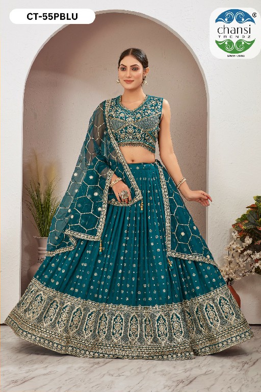 Chansi Trendz D.no 55 Series Readymade Lehenga Collection