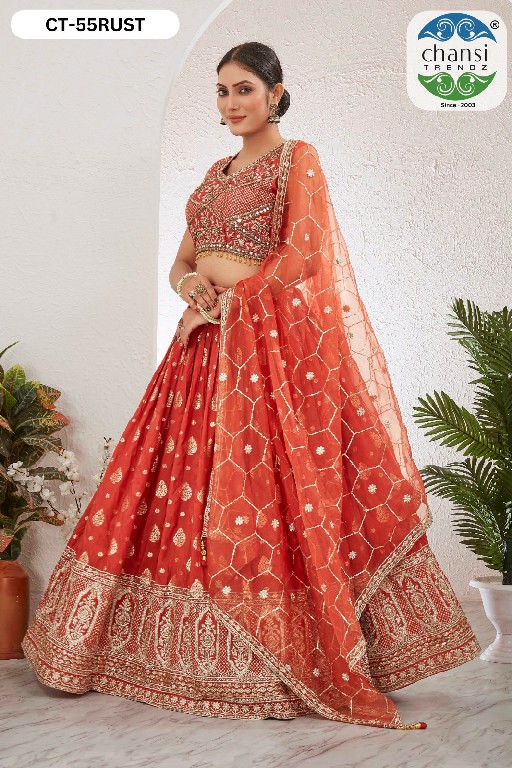 Chansi Trendz D.no 55 Series Readymade Lehenga Collection