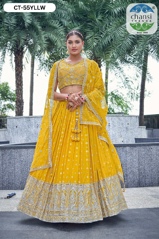 Chansi Trendz D.no 55 Series Readymade Lehenga Collection