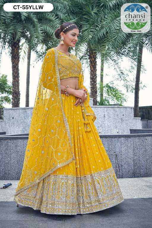 Chansi Trendz D.no 55 Series Readymade Lehenga Collection