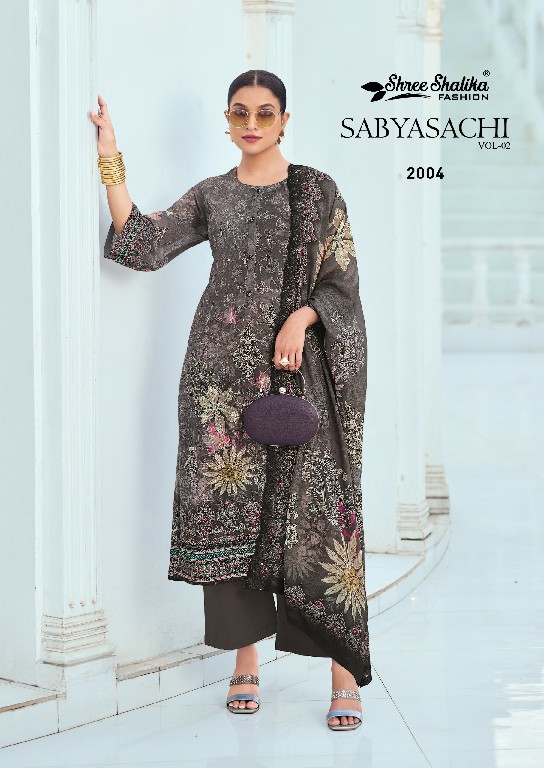 Shree Shalika Sabyasachi Vol-2 Wholesale Pure Georgette Fabrics Straight Salwar Suits