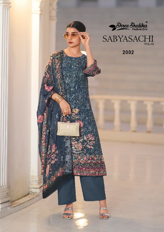 Shree Shalika Sabyasachi Vol-2 Wholesale Pure Georgette Fabrics Straight Salwar Suits