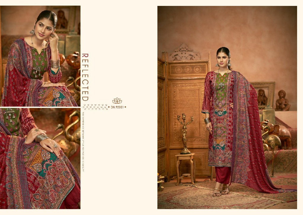 Nishant Tannisa Wholesale Pure Pashmina With Work Winter Dress Material