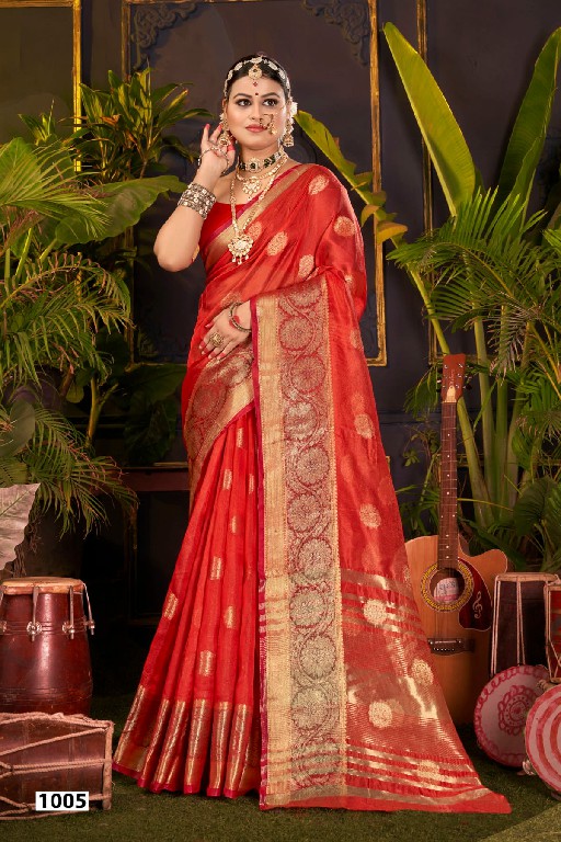 Saroj Mast Kalandar Organza Vol-3 Wholesale Soft Organza Sarees