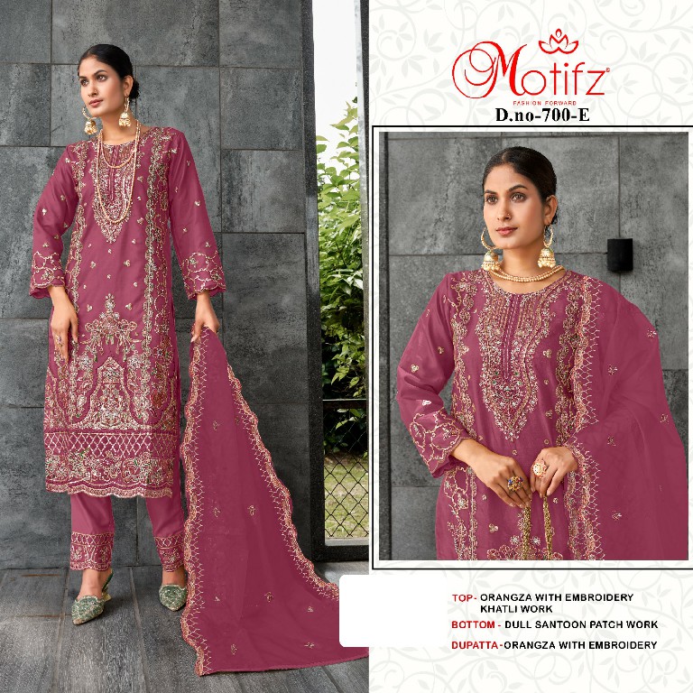 Motifz D.no 700 Wholesale Indian Pakistani Salwar Suits