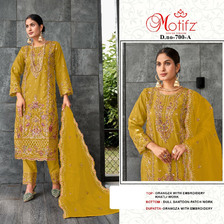 Motifz D.no 700 Wholesale Indian Pakistani Salwar Suits