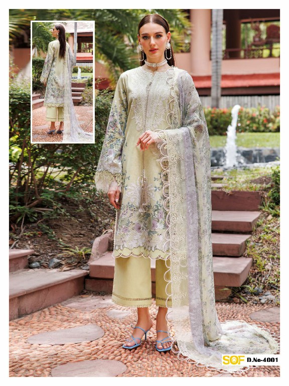 SOF Ayra B Vol-4 Wholesale Karachi Print Printed Dress Material